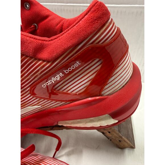 Adidas Crazy Light Boost Basketball sneakers Men’s size 14 -Red S85327 // 2014 main image 5